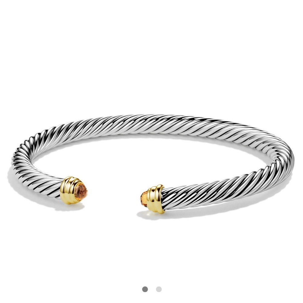 DAVID YURMAN
Cable Classics Bracelet with Citrine and Gold, 5mm